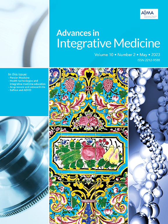 Go to journal home page - Advances in Integrative Medicine
